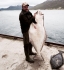 43 kg Heilbutt finnischer Angler