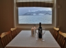 aus der Küche toller Ausblick auf den Fjord