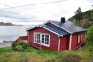 Traumlage in Norwegens Landschaft auf den Lofoten